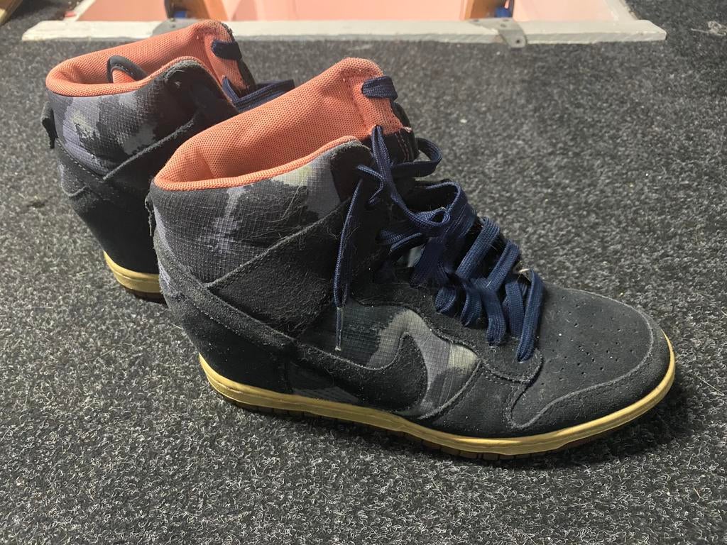 Nike sky high maat 39, Ophalen, Blauw, Sneakers of Gympen, Gedragen