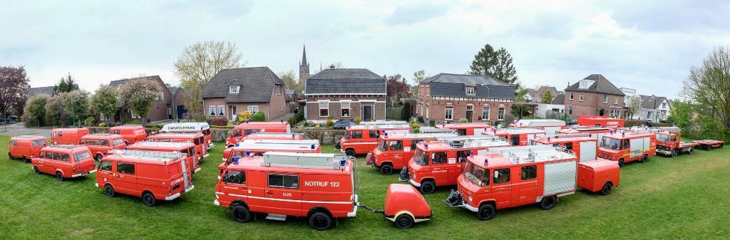 Brandweer Oldtimer Mercedes VW Ford Magirus camper foodtruck, 2300 cc, Mercedes-Benz, Bedrijf, Rood
