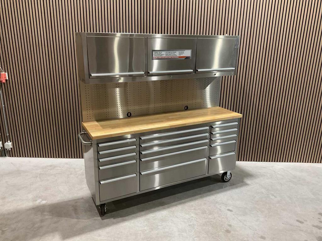Stahlworks Deluxe RVS 72 inch high 15 laden Werkbank new ‼️, Doe-het-zelf en Verbouw, Werkbanken, Ophalen, Nieuw, 170 cm of meer