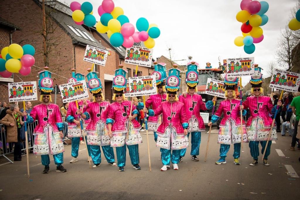 Carnavalskostuums “De Trambus”, Ophalen, Carnaval, Overige maten, Kleding