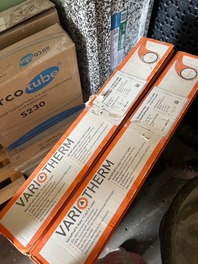 Technea varioprofiel vloerverwarmingsleiding 11,6 x 1,5, Ophalen, Minder dan 30 cm, Cv-ketel of Combi-ketel, Nieuw