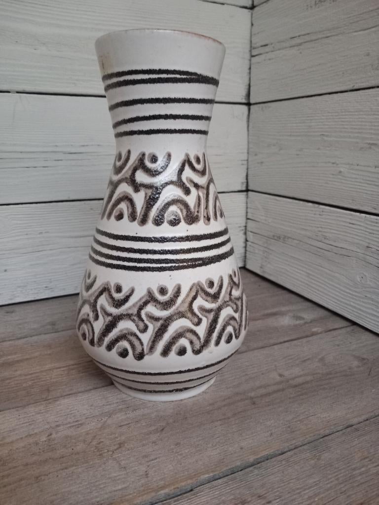 Vintage keramische vaas, jaren ’60, Duitsland, van Carstens., Huis en Inrichting, Woonaccessoires | Vazen, Overige kleuren, Ophalen of Verzenden