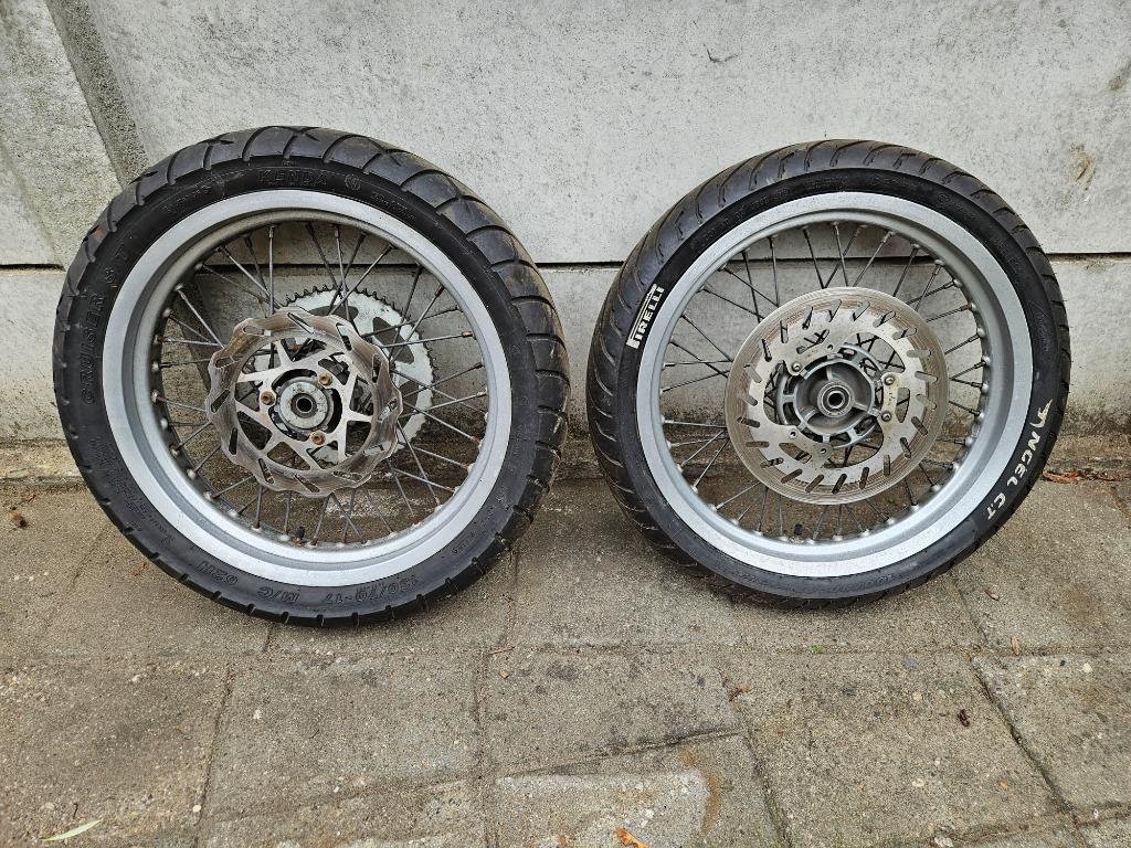 Yamaha DT SM super motard Velgen 17 ich 17" DT50R MBK Xlimit, Overige typen, Ophalen of Verzenden, Zo goed als nieuw, Yamaha