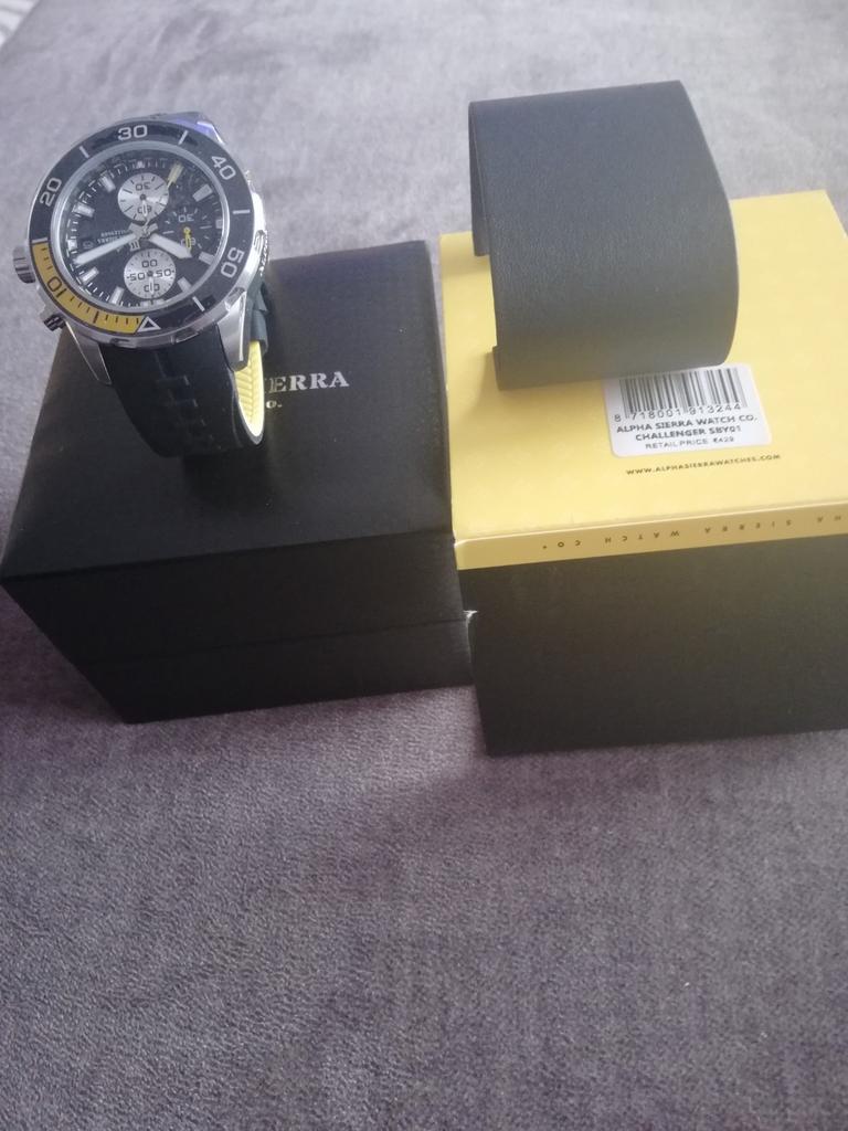 Alpha Siera Challenger Heren horloge, Sieraden, Tassen en Uiterlijk, Horloges | Heren, Ophalen of Verzenden, Nieuw, Staal, Overige merken