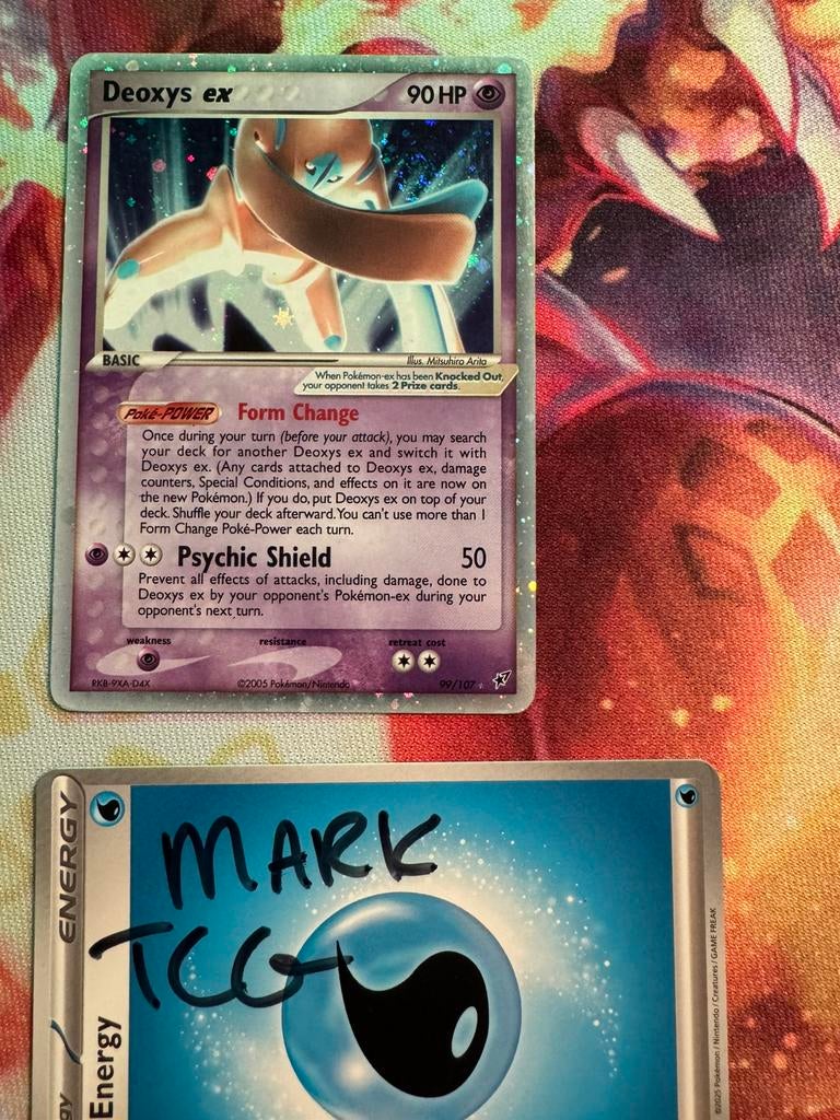 deoxys ex 99/107, Hobby en Vrije tijd, Verzamelkaartspellen | Pokémon, Ophalen of Verzenden, Zo goed als nieuw