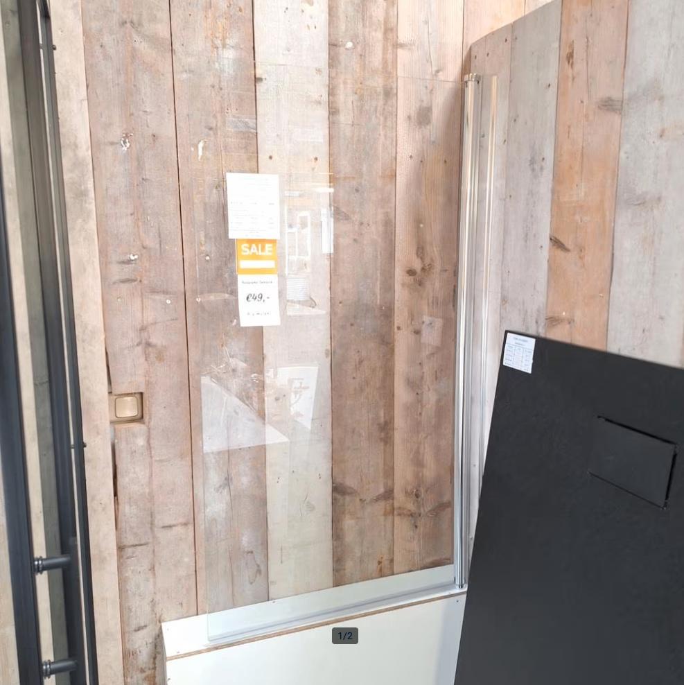 ALLE BADWANDEN NU €49,- COMPLEET CHROOM EN ZWART SUNDVIK