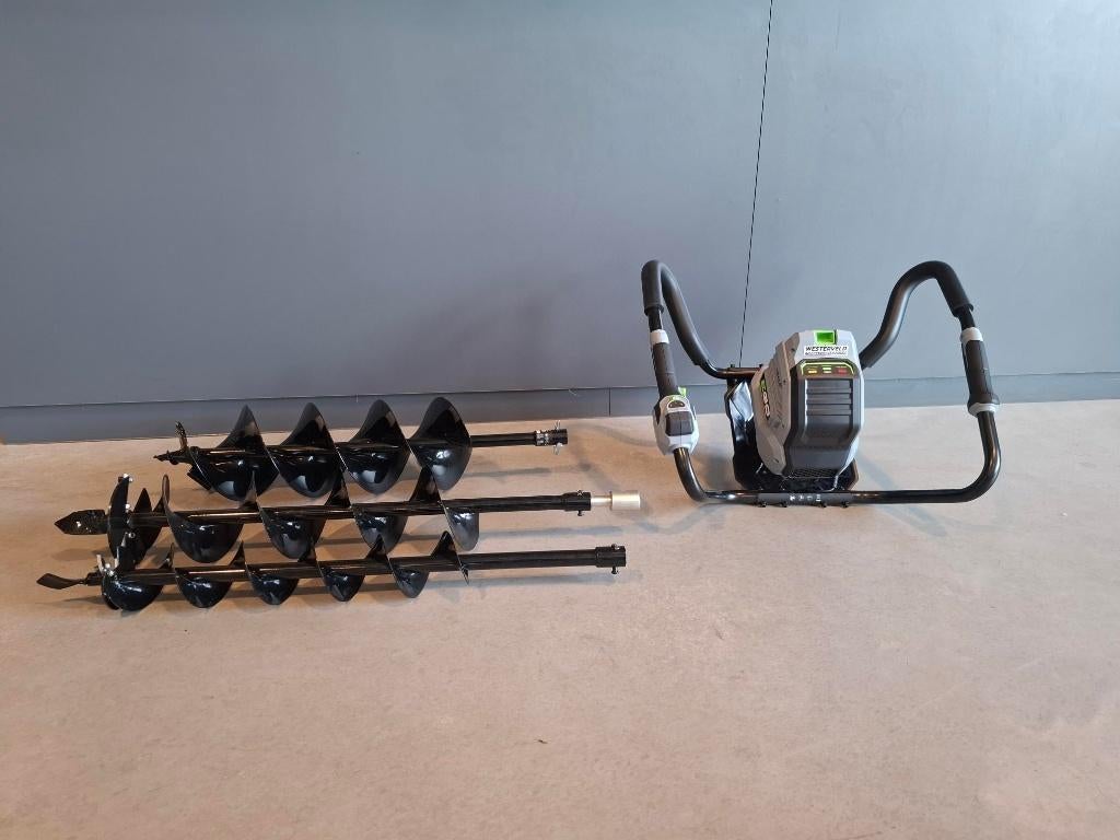 Nieuwe EGO accu grondboor 56V inclusief 3 boren, Ophalen of Verzenden, Nieuw, Overige soorten, EGO