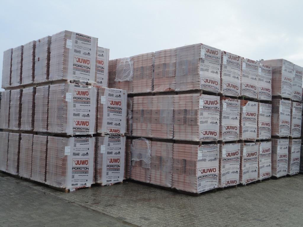 snelbouwblokken Juwo Poroton TP140 N140TP  P510T  B120T, Ophalen of Verzenden, Nieuw, Bakstenen