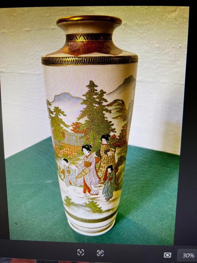Antiek Japanse  Satsuma Vaas., Ophalen of Verzenden