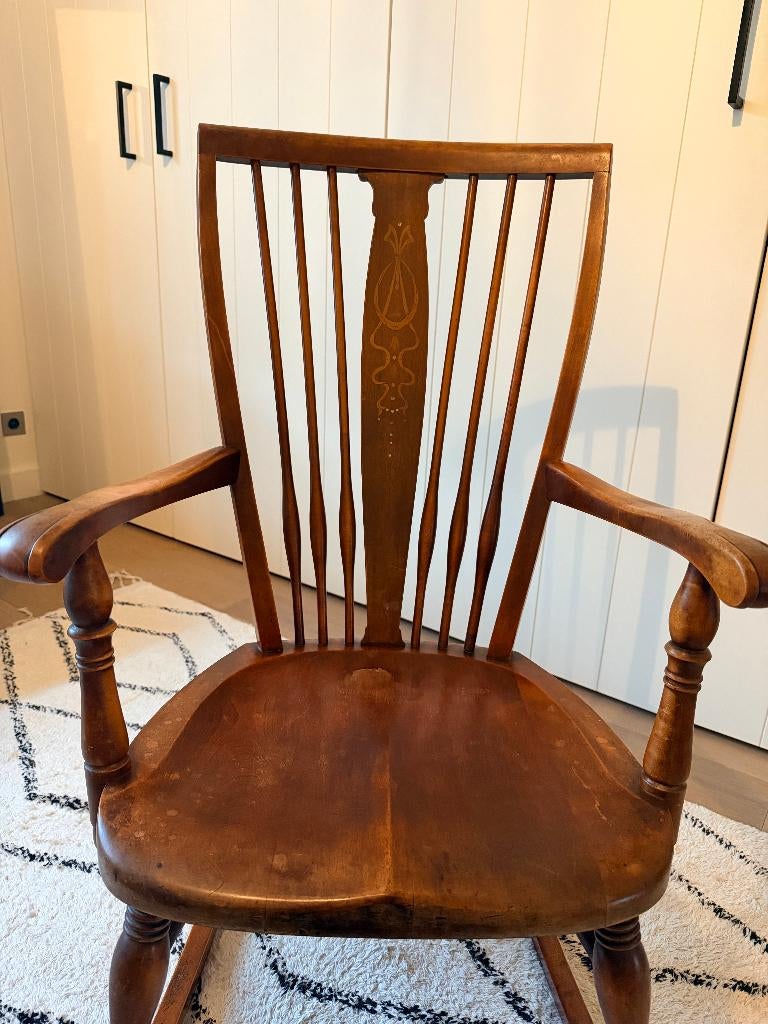 Windsor schommelstoel, Antiek en Kunst, Antiek | Meubels | Stoelen en Banken, Ophalen