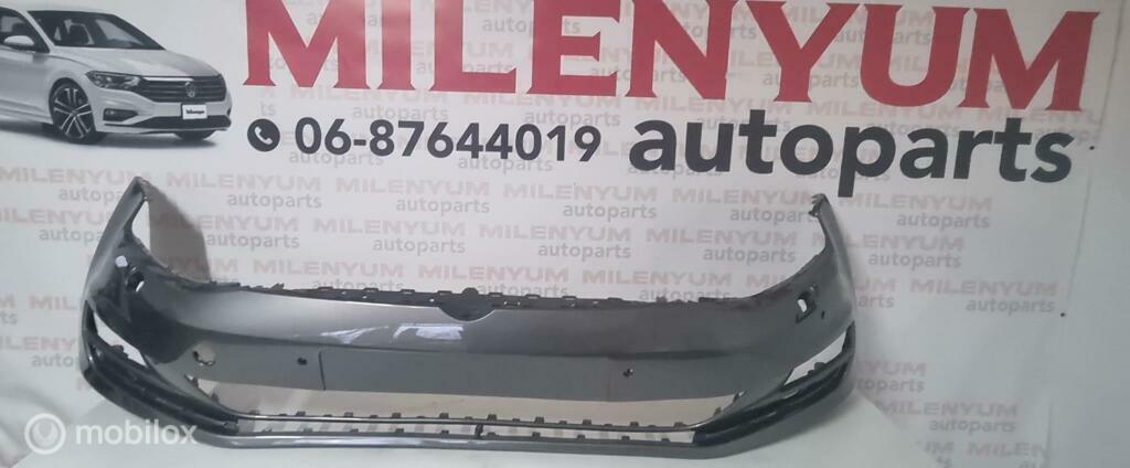 VOLKSWAGEN GOLF 7 BUMPER 4X PDC EN KPS (2012-2017) LA7N, Ophalen of Verzenden, Nieuw, Voor, Bumper
