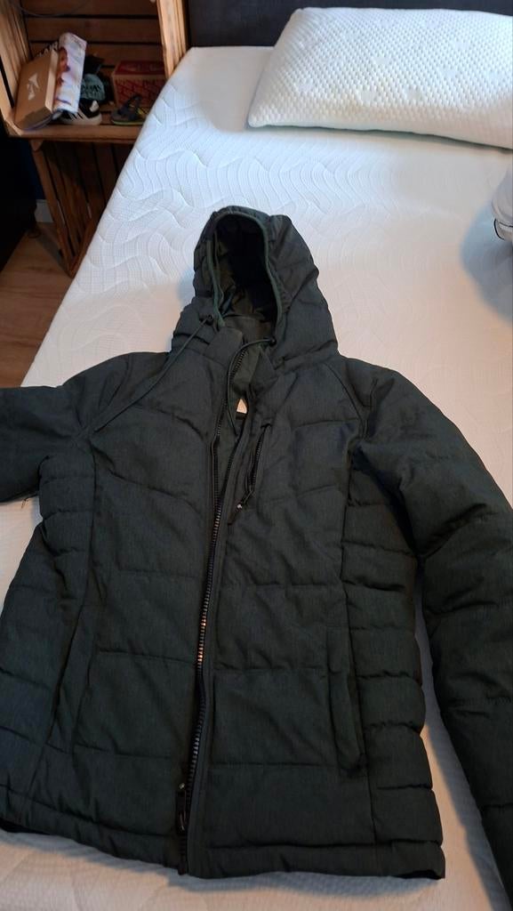Rev Winterjas Maat M - Stijlvol en Warm, Kleding | Heren, Jassen | Winter, Zo goed als nieuw, Maat 48/50 (M), Groen, Ophalen of Verzenden
