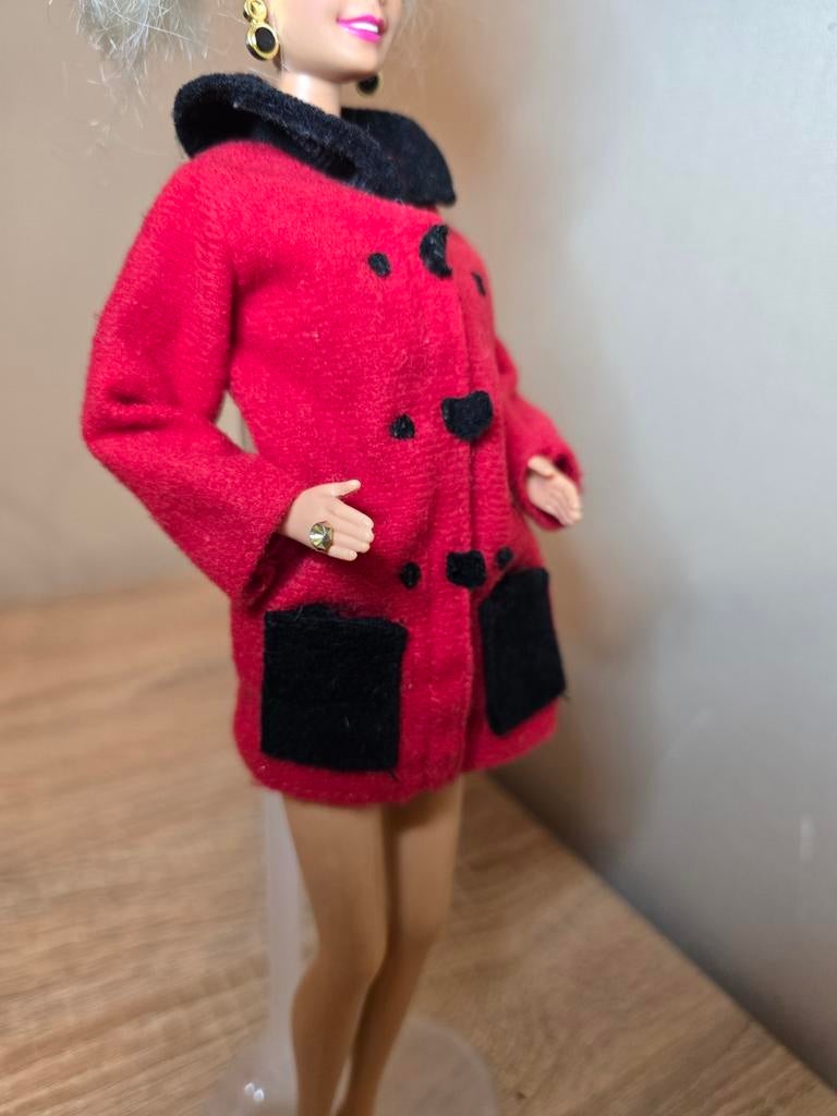 Barbie Coat Collection 1998 vintage Mattel, Ophalen of Verzenden, Pop