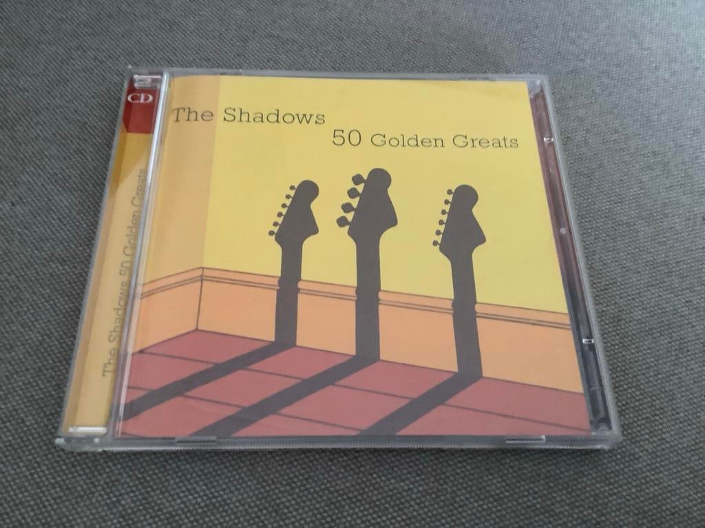 The Shadows - 50 Golden Greats  2CD, Ophalen of Verzenden, Zo goed als nieuw, Overige genres