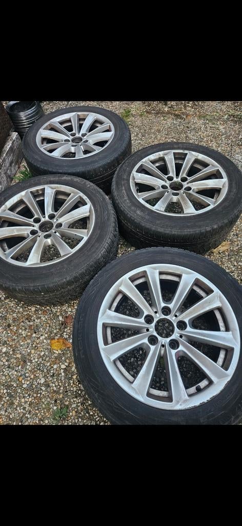 BMW F10 Originele Velgen met Winterbanden, Gebruikt, Banden en Velgen, 17 inch, Personenwagen