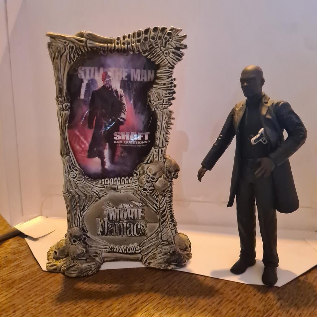 Movie Maniacs John Shaft action figur, Ophalen of Verzenden, Zo goed als nieuw