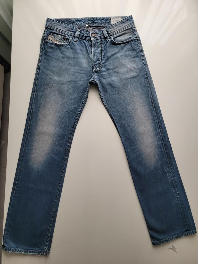 CLASSIC VINTAGE DIESEL LARKEE REGULAR STRAIGHT JEANS 30/32!!, Diesel, Blauw, W32 (confectie 46) of kleiner, Ophalen of Verzenden