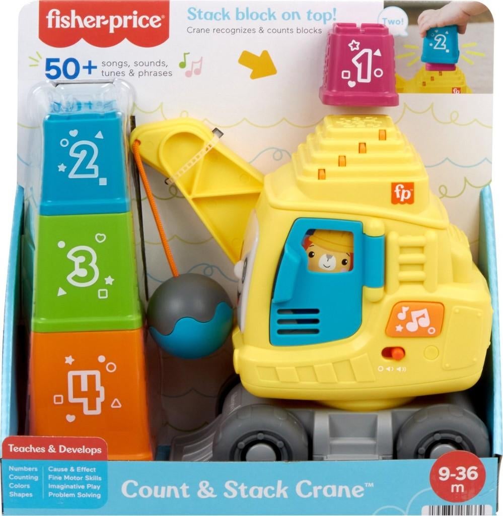 Fisher Price Tel- en Stapelkraan, Speelset, Nieuw, Ophalen of Verzenden, Fisher Price