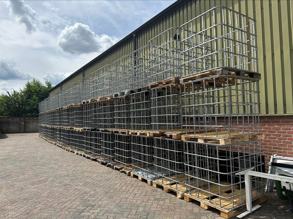 IBC-kratten | IBC-manden en containers | voor oa Haardhout, Gebruikt, 100 cm of meer, 60 cm of meer, Ophalen of Verzenden