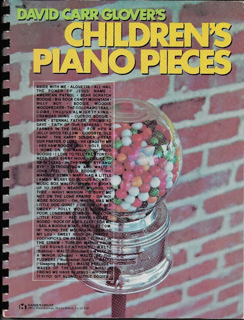 Bo752 bladmuziek kinder piano stukjes, Gebruikt, Klassiek, Ophalen of Verzenden, Artiest of Componist