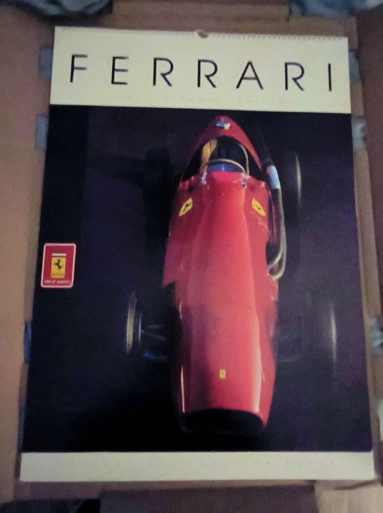 Ferrari Kalender, Ophalen, Zo goed als nieuw, Ferrari, Onbekend