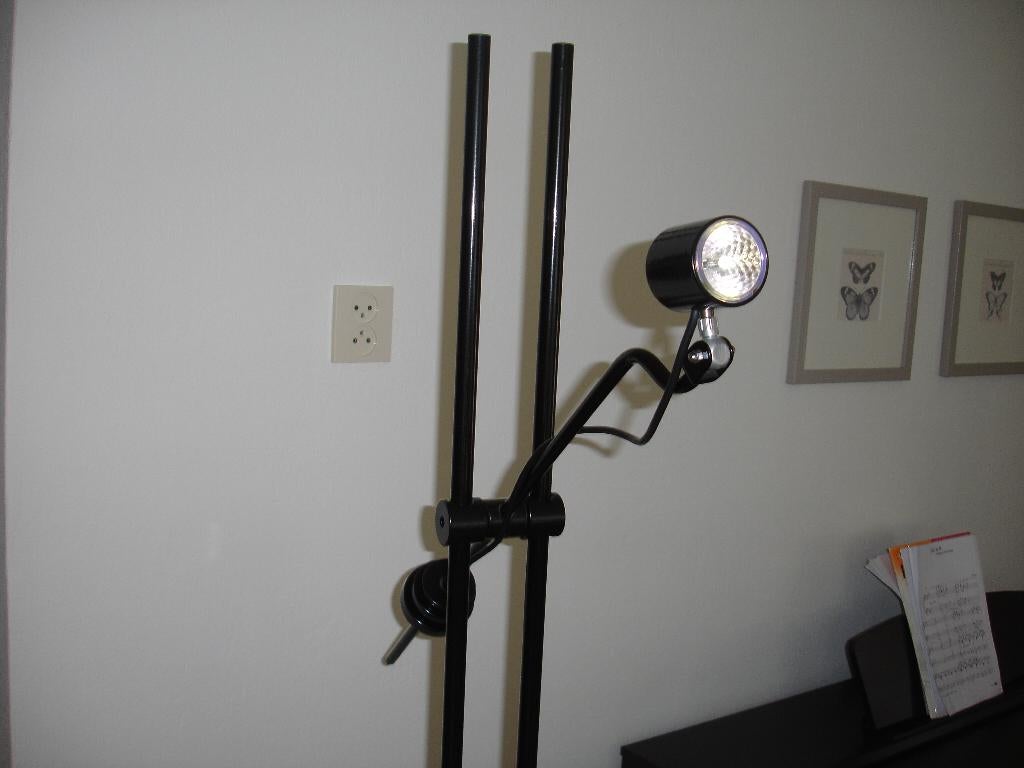Vintage vloerlamp, Huis en Inrichting, Lampen | Vloerlampen, Ophalen, Jaren '70 look, staande vloerlamp, Zo goed als nieuw, Metaal