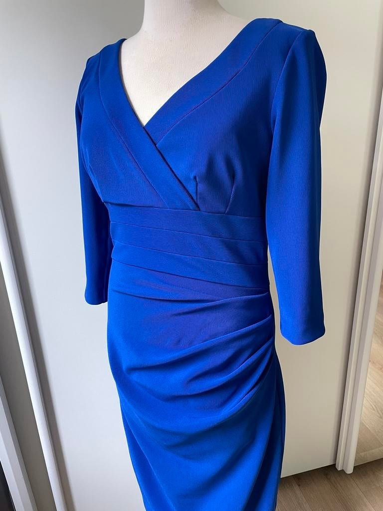 Diva Catwalk kobaltblauwe jurk maat L (valt als M), Kleding | Dames, Jurken, Blauw, Maat 42/44 (L), Ophalen of Verzenden, Zo goed als nieuw