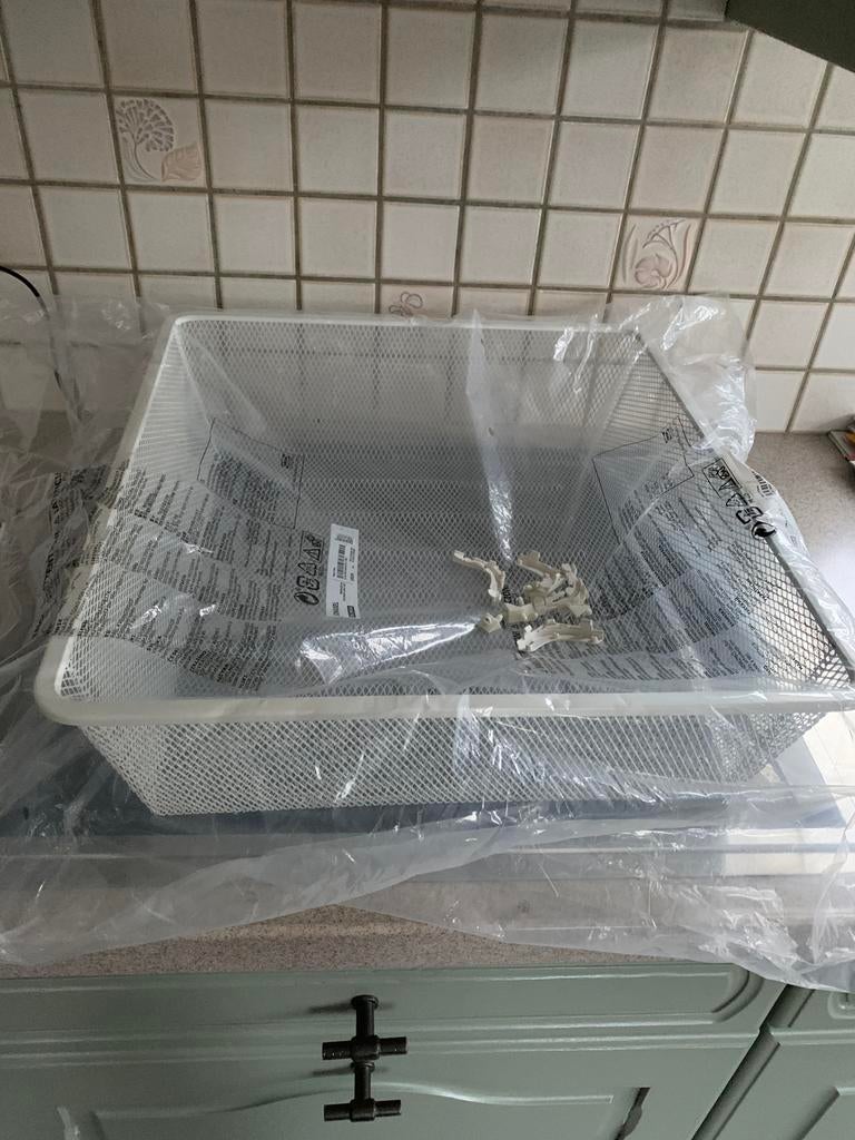 Fijndraadmand, Ikea, Komplement, zonder rail!, Ophalen, Nieuw, 50 tot 100 cm, Minder dan 100 cm