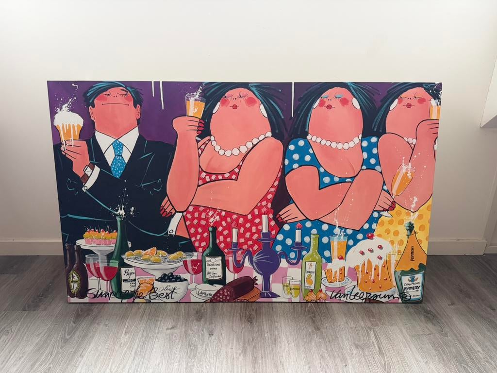 Schilderij ‘Dikke dames’, Ophalen