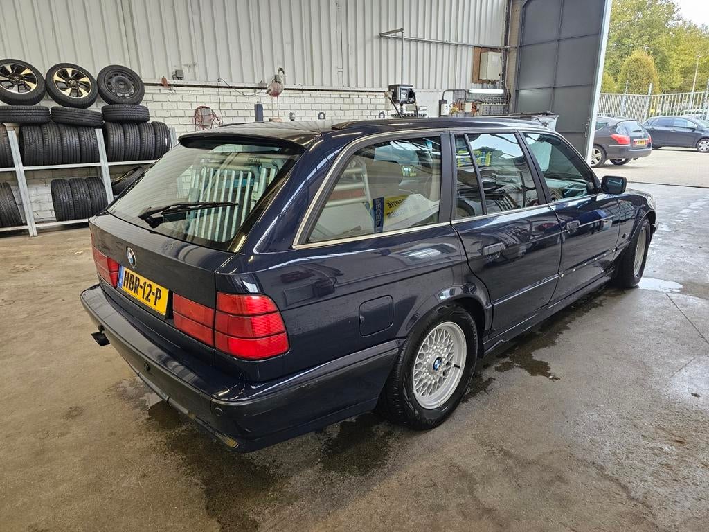 BMW 1994 Blauw E34 e34 540i v8 touring leder, foto 5