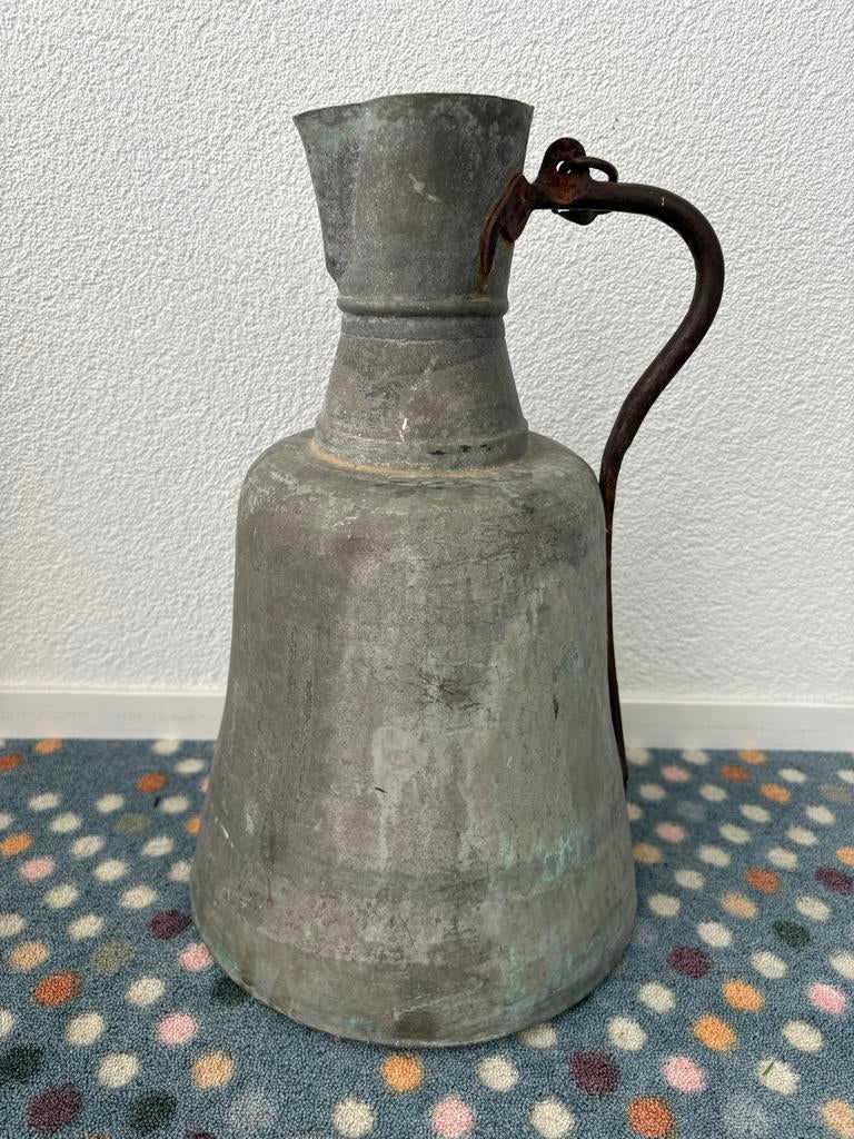 Oude Turkse Koperen Waterkan, Antiek en Kunst, Antiek | Koper en Brons, Ophalen, Koper