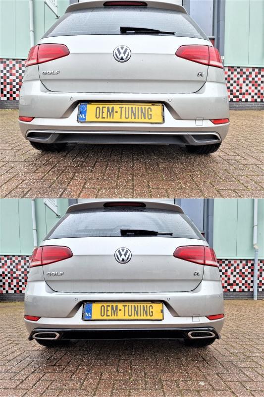Diffuser geschikt voor GOLF 7.5 | R-line-LOOK | 2017- 2020, Ophalen of Verzenden