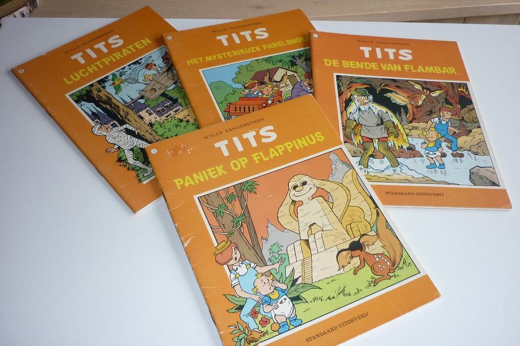 Willy Vandersteen: TITS: 4 delen, Meerdere stripboeken, Ophalen of Verzenden, Gelezen