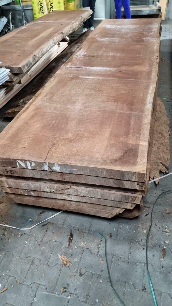 iroko boomstamplank, Doe-het-zelf en Verbouw, Hout en Planken, Ophalen, Nieuw, Overige houtsoorten