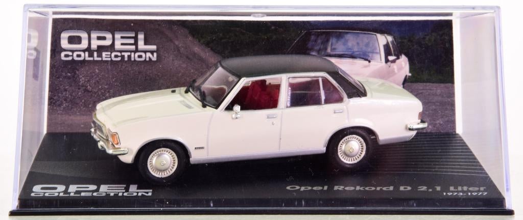 28231: Opel rekord D 2,1 Liter - 1973-1977 - Atlas 1:43, Hobby en Vrije tijd, Modelauto's | 1:43, Auto, Ophalen of Verzenden, Zo goed als nieuw