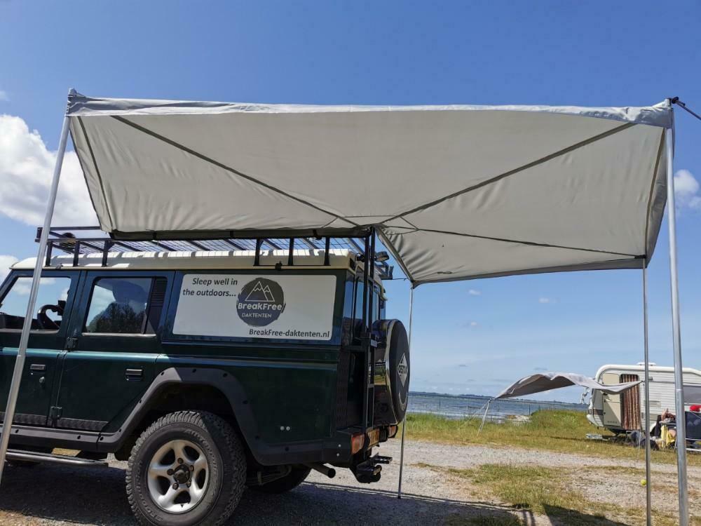 4x4 luifel 270 graden, voor 2m dakdrager, Ophalen of Verzenden, Nieuw, Land Rover