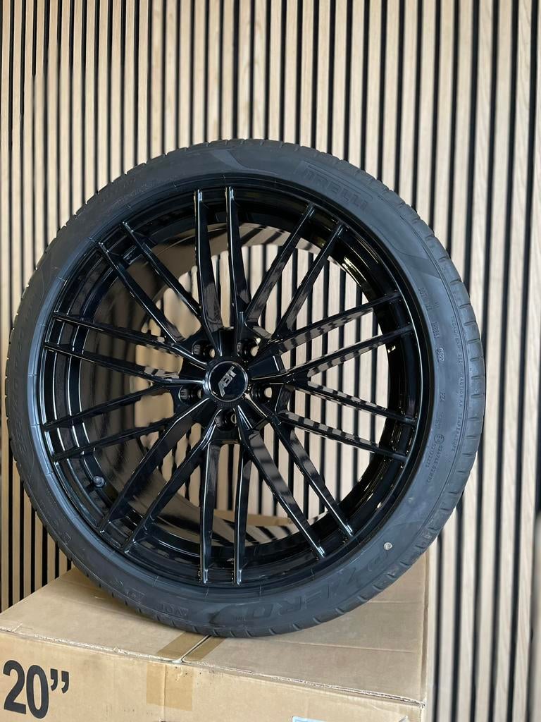 20 inch Audi ABT velgen 5x112 Q3 A6 C8 SQ3 + Pirelli AO, 255 mm, Banden en Velgen, Nieuw, Ophalen of Verzenden
