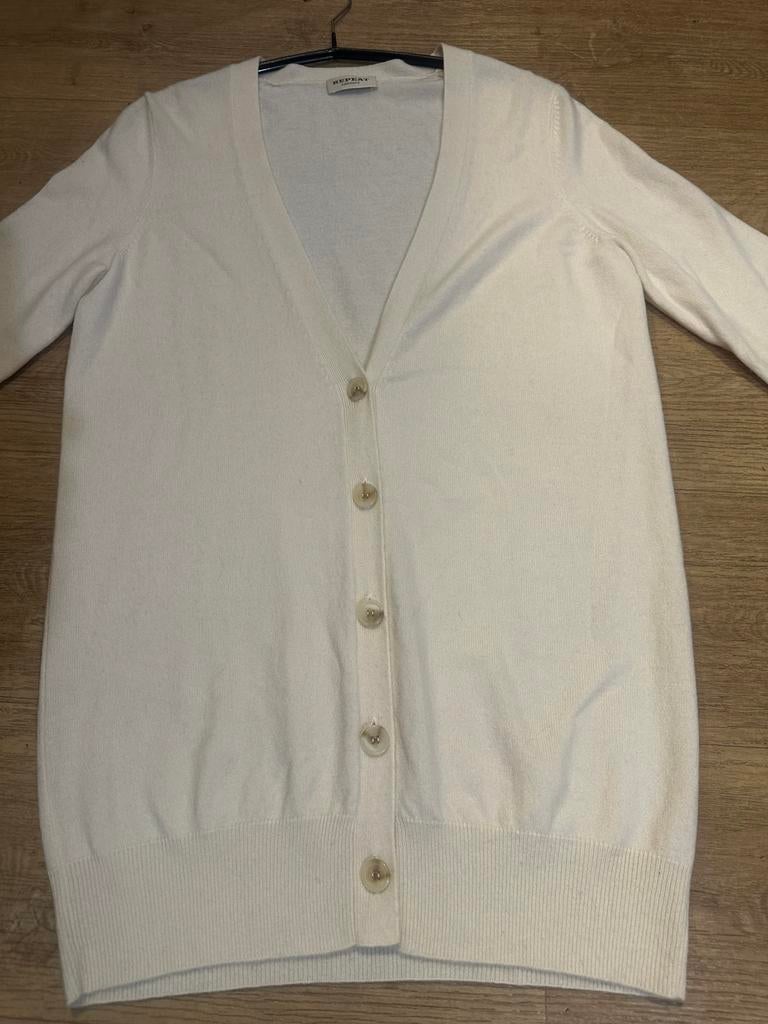 REPEAT VEST 42, Ophalen of Verzenden, Zo goed als nieuw, Maat 42/44 (L), Wit