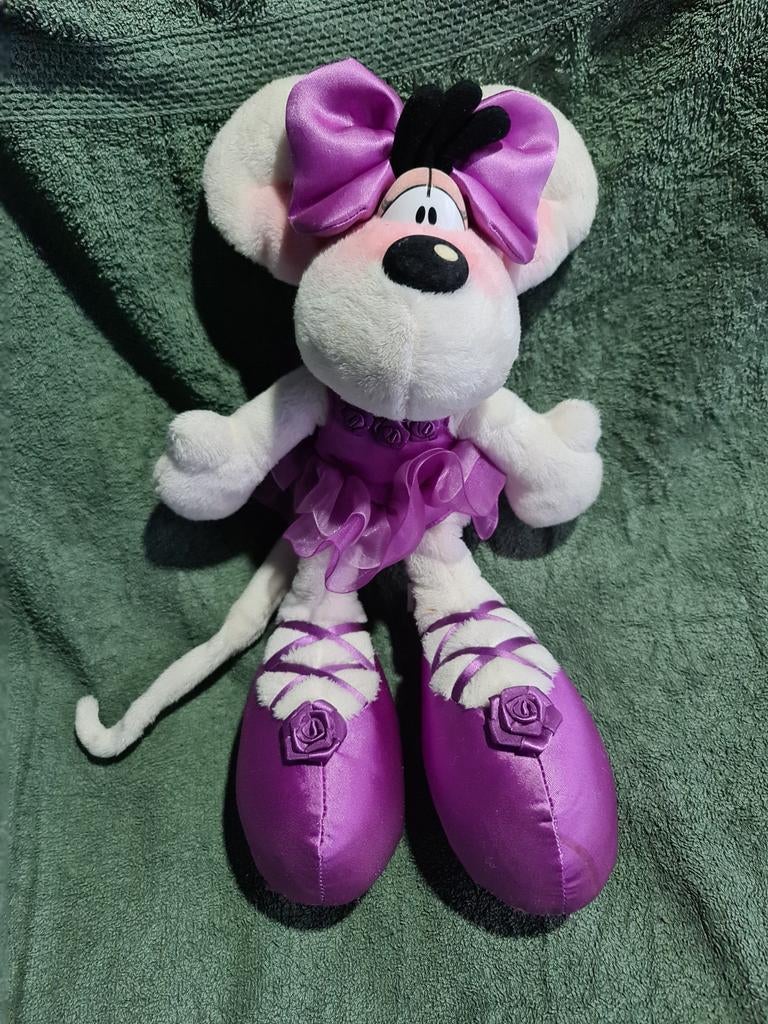 Schattige Knuffel Muis Diddlina Ballerina vintage zeldzaam, Ophalen of Verzenden, Zo goed als nieuw, Overige typen