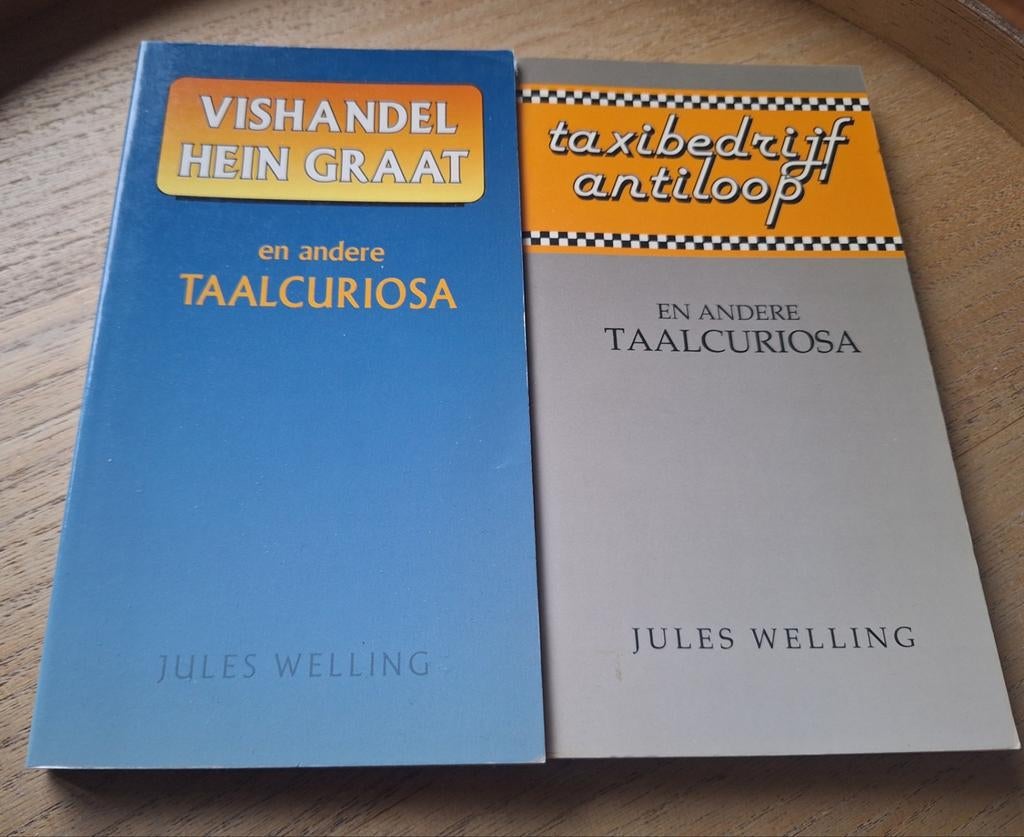 Twee taalcuriosa- boekjes. Uitstekende staat., Boeken, Ophalen of Verzenden, Zo goed als nieuw