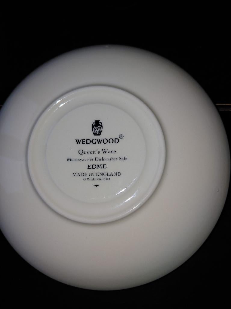 Schoteltjes Wedgwood Edme, Huis en Inrichting, Keuken | Servies, Ophalen, Zo goed als nieuw, Wedgwood, Kop(pen) en/of Schotel(s)