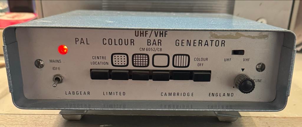 Cambridge Pal color bar generator UHF VHF vintage, Telecommunicatie, Ophalen of Verzenden, ., ., .