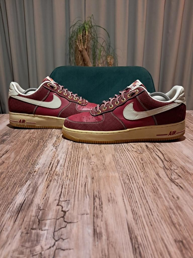 Nike Air Force 1 Premium 'Workboot - Team Red' Size 43 Rare!, Overige kleuren, Nike, Ophalen of Verzenden, Sneakers of Gympen