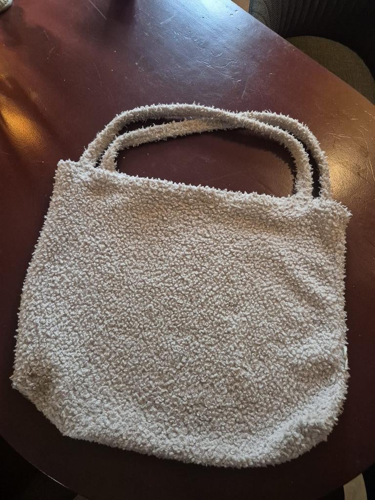Studio Noos Teddy Tas - Beige, Sieraden, Tassen en Uiterlijk, Tassen | Damestassen, Ophalen of Verzenden, Zo goed als nieuw, Beige