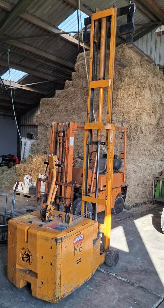 Helschmidt M6 Elektrische Stapelaar 1250 kg – 3,2 m Hoogte, 1000 tot 2000 kg, Ophalen of Verzenden, Elektrisch, Stapelaar