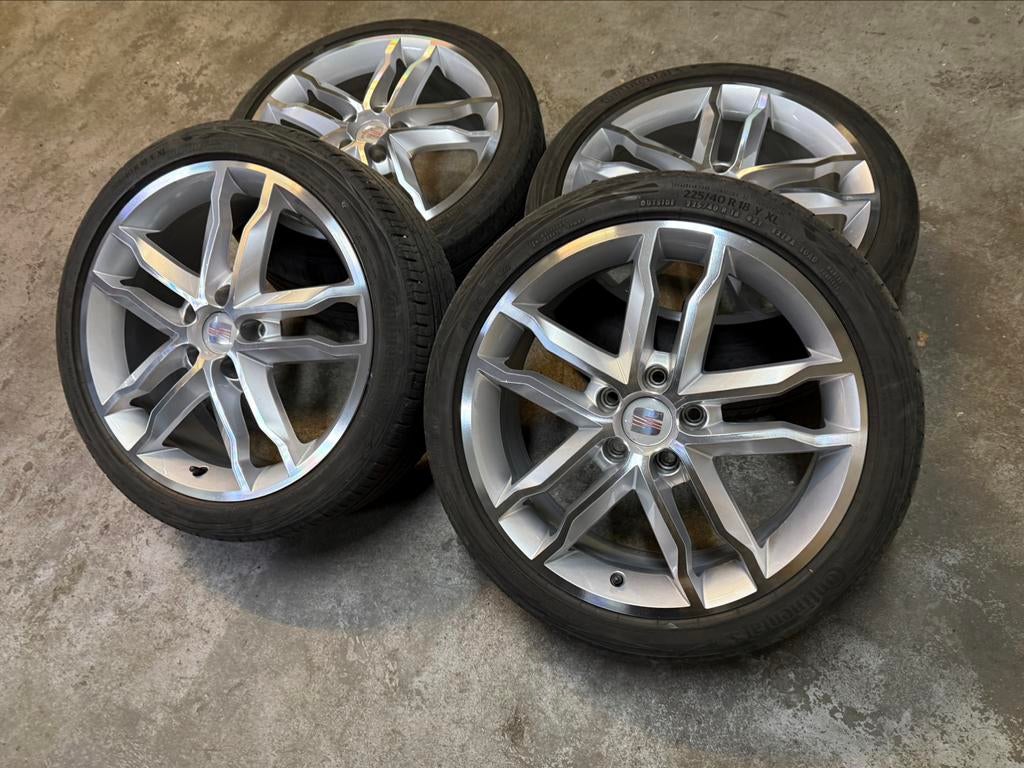 ✅ 18 inch Seat velgen 5x112 Leon FR Cupra Exeo Altea Toledo, Auto-onderdelen, Banden en Velgen, Ophalen, 18 inch, Gebruikt, Banden en Velgen