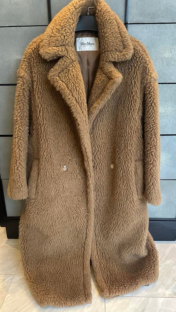Teddy coat, Verzenden, Zo goed als nieuw, Maat 36 (S), Bruin