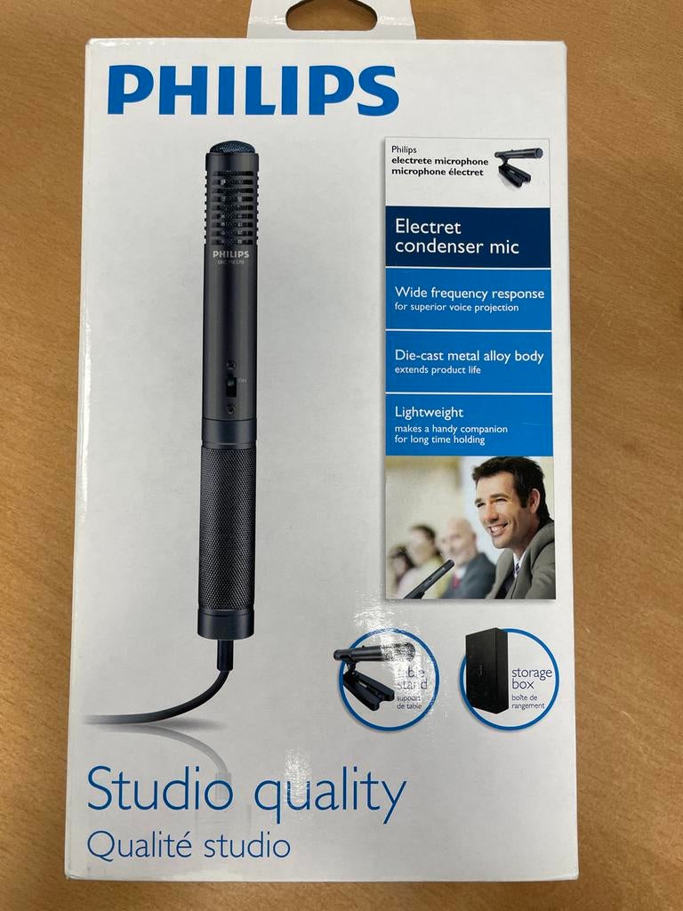 Philips SBC ME570 Studiomicrofoon - Zo goed als nieuw, Ophalen of Verzenden, Zo goed als nieuw, Studiomicrofoon, Philips