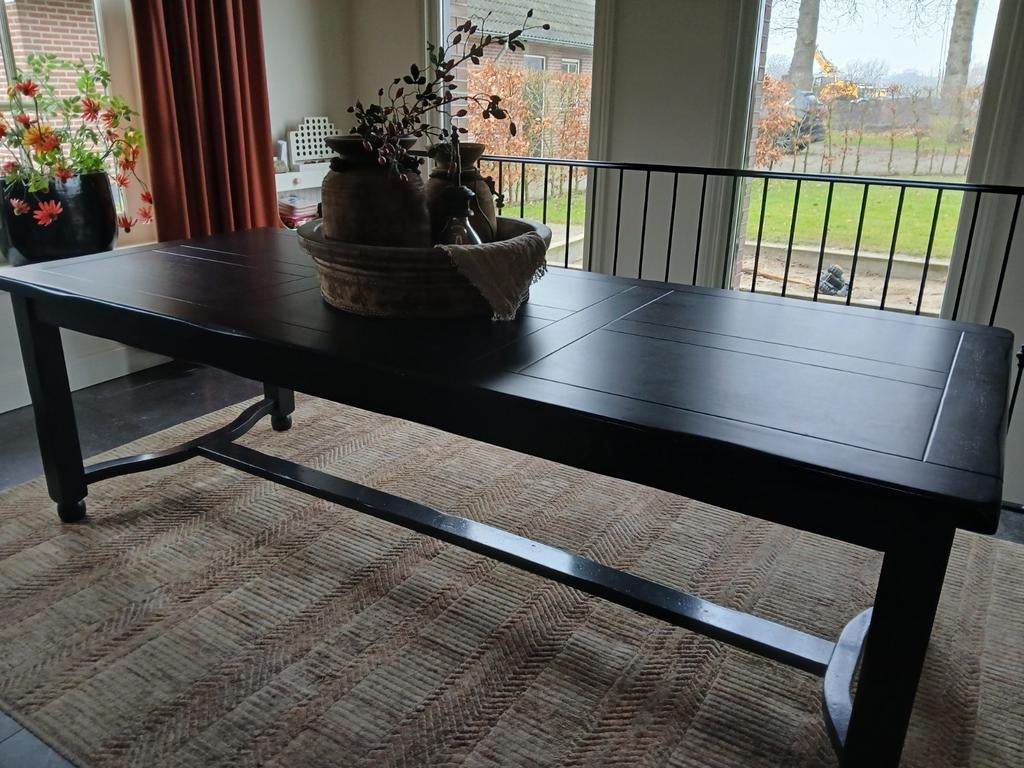 Prachtige massief eiken tafel, Huis en Inrichting, Tafels | Eettafels, Ophalen, 200 cm of meer, 50 tot 100 cm, Zo goed als nieuw