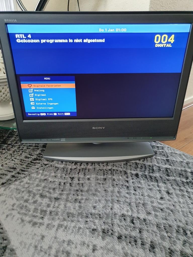 Sony Bravia 20 inch, Ophalen, Gebruikt, 50 Hz, Sony